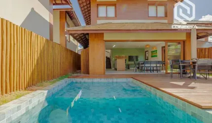 Bangalô com 4 suítes à venda, 180 m² por R$ 2.900.000 - Itacimirim (monte Gordo) - Camaçari/BA