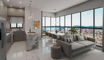 Apartamento com 3 dormitÓrios+2 vagas de garagem, Pereque, Porto Belo - SC