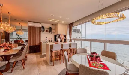 Apto com 4 suÍtes e vista mar definitiva!, Meia Praia, Itapema - SC