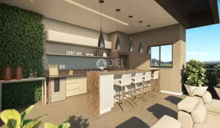Apartamento com 2 dormitÓrios e 1 suÍte + 2 vaga, Pereque, Porto Belo - SC