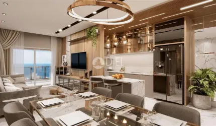 Apto com 2 suites com Área de lazer completo, alto pereque, Porto Belo - SC