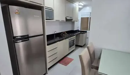Apartamento em andar alto, MOBILIADO, com dois dormitórios na Pedra Branca!