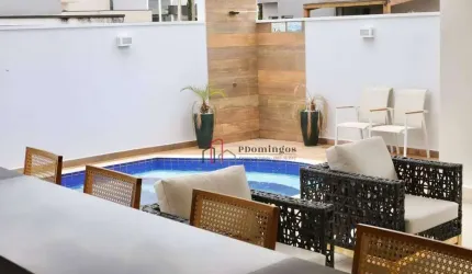 SOBRADO MOBILIADO - 3 SUÍTES E PISCINA - RESIDENCIAL REAL PARK - SUMARÉ