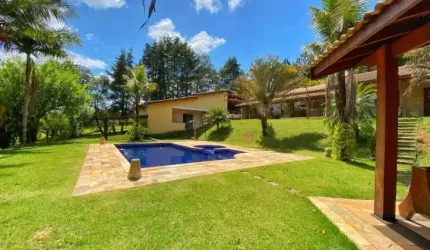 Sítio de luxo com 6 quartos e 63.000m² de área em Atibaia-SP, no bairro Vitória Régia. Venha conhecer!