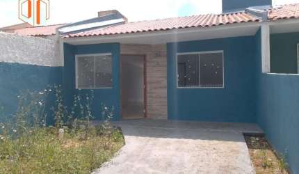 Casa para Venda em Fazenda Rio Grande, Gralha Azul, 3 dormitórios, 1 banheiro, 2 vagas