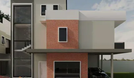 Casa para Venda em Curitiba, Água Verde, 3 dormitórios, 3 suítes, 3 banheiros, 2 vagas