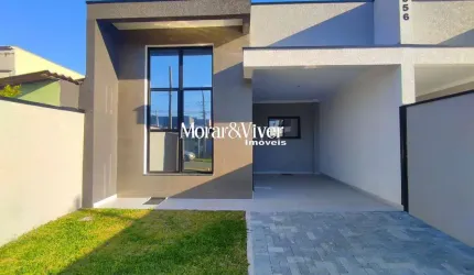 Casa para Venda em São José dos Pinhais, Cruzeiro, 3 dormitórios, 1 suíte, 2 banheiros, 2 vagas