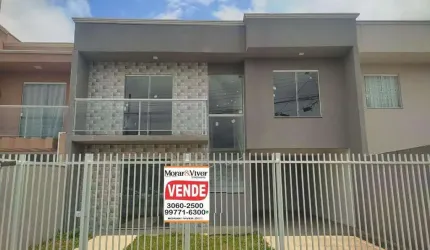 Sobrado para Venda em São José dos Pinhais, Cruzeiro, 3 dormitórios, 1 suíte, 3 banheiros, 2 vagas