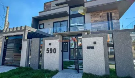 Exclusivo Sobrado de Luxo 225m² com 3 Suítes em Araucária - Conforto, Design e Sofisticação