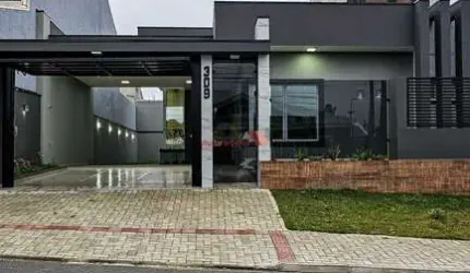 Casa de Luxo com 198m² à Venda em Araucária - Próximo ao Parque Cachoeira