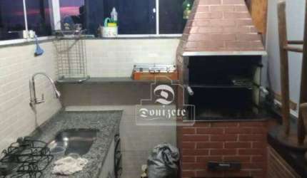 Cobertura com 2 dormitórios à venda, 100 m² por R$ 389.999,90 - Vila Tibiriçá - Santo André/SP