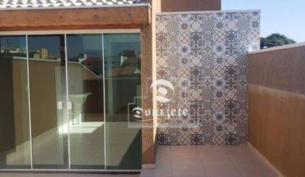 Cobertura com 2 dormitórios à venda, 98 m² por R$ 419.999,90 - Vila Camilópolis - Santo André/SP