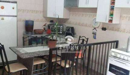 Sobrado com 3 dormitórios à venda, 140 m² por R$ 659.999,91 - Vila Tibiriçá - Santo André/SP