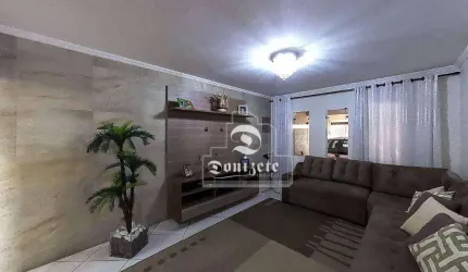 Sobrado com 4 dormitórios à venda, 202 m² por R$ 729.990,99 - Jardim Santo Alberto - Santo André/SP