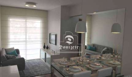 Apartamento com 2 dormitórios à venda, 62 m² por R$ 612.000,00 - Campestre - Santo André/SP