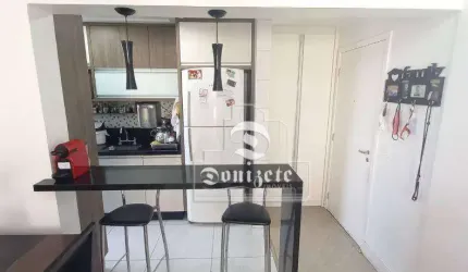 Apartamento com 3 dormitórios à venda, 76 m² por R$ 695.000,00 - Campestre - Santo André/SP