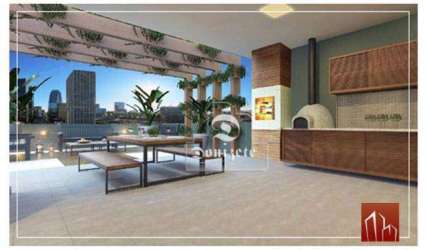 Apartamento com 1 dormitório à venda, 41 m² por R$ 317.900,00 - Vila Valparaíso - Santo André/SP
