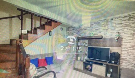 Sobrado com 3 dormitórios à venda, 140 m² por R$ 699.999,92 - Vila Metalúrgica - Santo André/SP