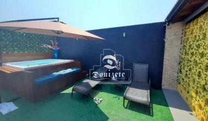 Cobertura com 3 dormitórios à venda, 134 m² por R$ 850.000,00 - Paraíso - Santo André/SP