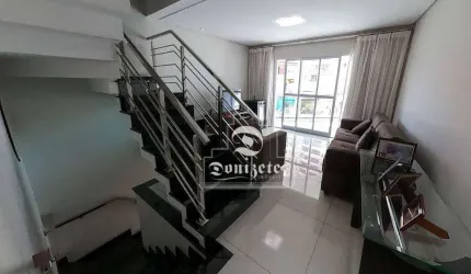 Sobrado com 3 dormitórios, 152 m² - venda por R$ 860.000,00 ou aluguel por R$ 4.579,17/mês - Vila Assunção - Santo André/SP