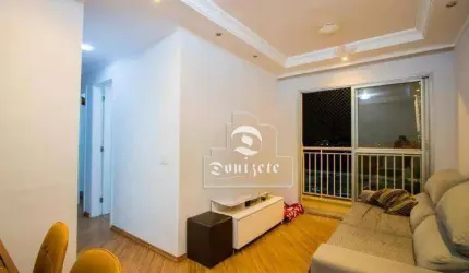 Apartamento com 3 dormitórios à venda, 60 m² por R$ 367.000,00 - Vila Homero Thon - Santo André/SP