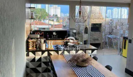 Cobertura com 2 dormitórios à venda, 90 m² por R$ 574.990,00 - Vila Scarpelli - Santo André/SP
