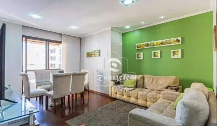 Apartamento à venda  110m2a/u , 3 dormitórios c/ 02 vagas Paralelas à venda, 110 m²a/u - por R$ 605.000,00 - Vila Assunção - Santo André/SP