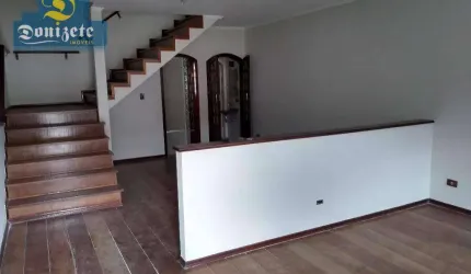 Sobrado com 3 dormitórios, 237 m² - venda por R$ 899.999,90 ou aluguel por R$ 4.897,06/mês - Parque Jaçatuba - Santo André/SP
