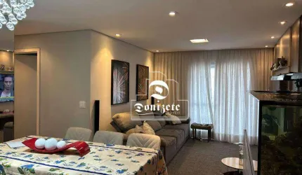 Apartamento com 3 dormitórios à venda, 86 m² por R$ 750.000,00 - Vila Valparaíso - Santo André/SP