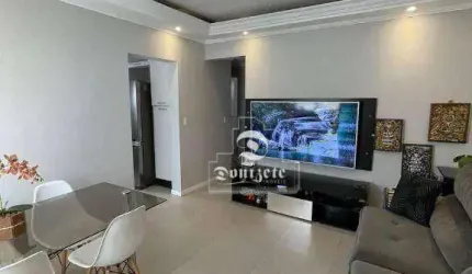 Apartamento com 2 dormitórios à venda, 68 m² por R$ 370.000,00 - Vila Valparaíso - Santo André/SP