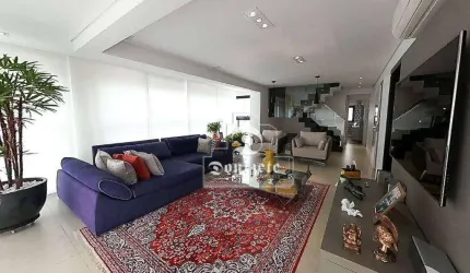 Cobertura com 2 dormitórios à venda, 280 m² com 4 vagas e  piscina privativapor  - Bairro Jardim - Santo André/SP