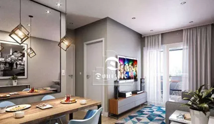 Apartamento à venda, 53 m² por R$ 323.500,00 - Vila Tibiriçá - Santo André/SP