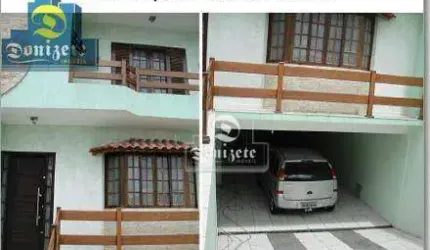 Sobrado, 250 m² - venda por R$ 958.997,00 ou aluguel por R$ 6.480,00/mês - Vila Eldízia - Santo André/SP