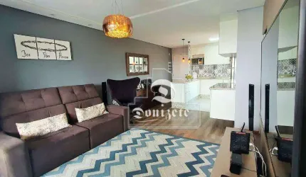 Apartamento com 2 dormitórios, 72 m² - venda por R$ 610.000,00 ou aluguel por R$ 3.481,42/mês - Vila Curuçá - Santo André/SP