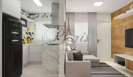 Sobrado com 2 dormitórios à venda, 56 m² por R$ 350.000,00 - Vila Príncipe de Gales - Santo André/SP