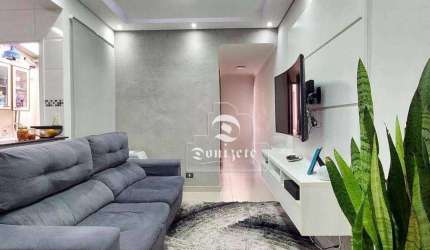 Apartamento com 2 dormitórios à venda, 55 m² por R$ 370.000,00 - Vila Valparaíso - Santo André/SP