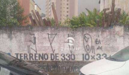 Terreno à venda, 330 m² por R$ 1.060.000,00 - Vila Floresta - Santo André/SP