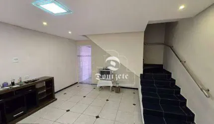 Sobrado com 3 dormitórios à venda, 185 m² por R$ 530.000,00 - Jardim Alzira Franco - Santo André/SP