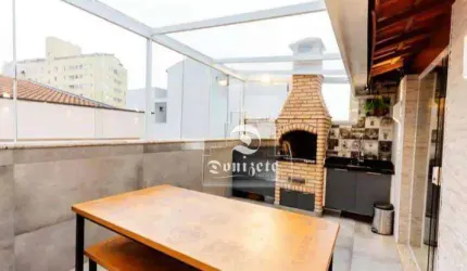 Cobertura com 2 dormitórios à venda, 110 m² por R$ 674.999,91 - Vila Metalúrgica - Santo André/SP