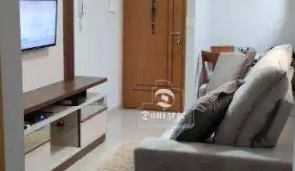 Apartamento com 2 dormitórios à venda, 43 m² por R$ 409.999,90 - Vila Alzira - Santo André/SP
