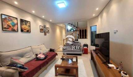 Sobrado com 4 dormitórios à venda, 192 m² por R$ 980.000,00 - Vila Camilópolis - Santo André/SP
