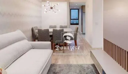Apartamento com 2 dormitórios, 60 m² - venda por R$ 730.000,00 ou aluguel por R$ 5.200,00/mês - Vila Alpina - Santo André/SP