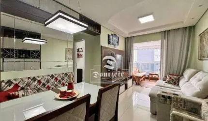 Apartamento com 2 dormitórios à venda, 64 m² por R$ 620.000,00 - Vila Assunção - Santo André/SP