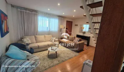 Sobrado com 3 dormitórios à venda, 133 m² por R$ 869.999,99 - Vila Homero Thon - Santo André/SP