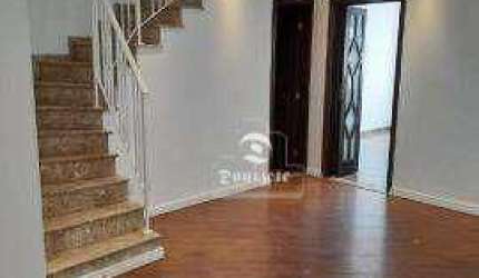 Sobrado com 3 dormitórios, 140 m² - venda por R$ 1.277.000,00 ou aluguel por R$ 4.597,92/mês - Campestre - Santo André/SP