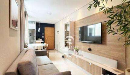 Apartamento com 2 dormitórios à venda, 45 m² por R$ 390.000,00 - Vila Pires - Santo André/SP