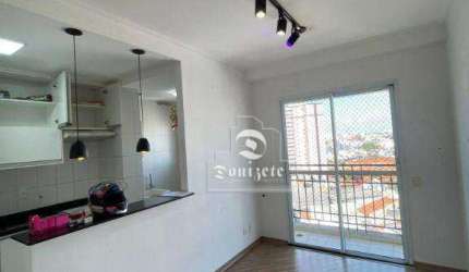 Apartamento com 2 dormitórios, 52 m² - venda por R$ 450.000,00 ou aluguel por R$ 2.849,00/mês - Campestre - Santo André/SP