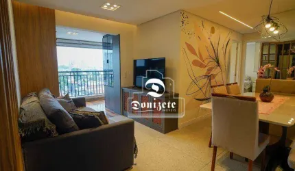 Apartamento com Sacada Gourmet  63m2a/u 2dormitórios e 1 vaga  à venda, 63 m² por R$ 586.000 - Vila Pires - Santo André/SP