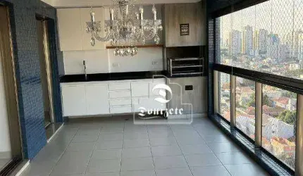 Apartamento com 4 dormitórios para alugar, 175 m² por R$ 12.054,00 - Jardim - Santo André/SP