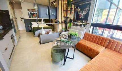 Studio com 1 dormitório à venda, 30 m² por R$ 430.000,00 - Jardim - Santo André/SP